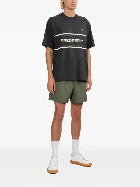 Tricou Fred Perry cu imagine gri
