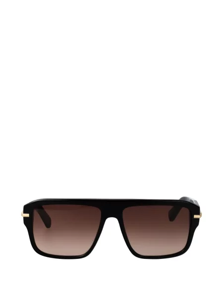 Ochelari de soare Ferragamo Eyewear cu imprimeu geometric negru