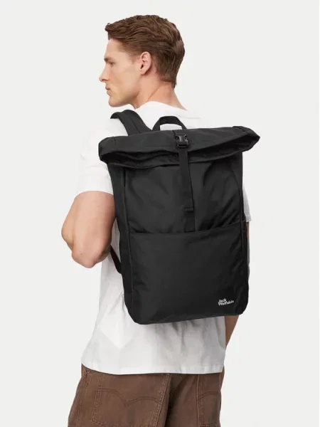 Раница Jack Wolfskin Island голям с изчистен дизайн черно