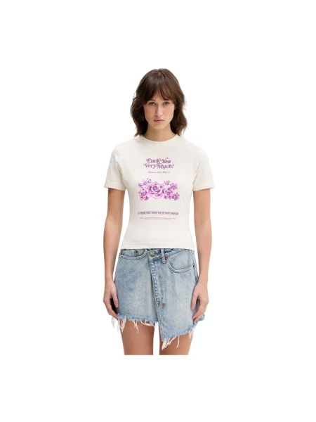 VETEMENTS t-shirt Fuck You Very Much beżowa