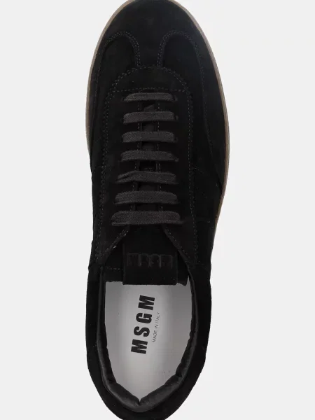 Замшеві кросівки MSGM чорний