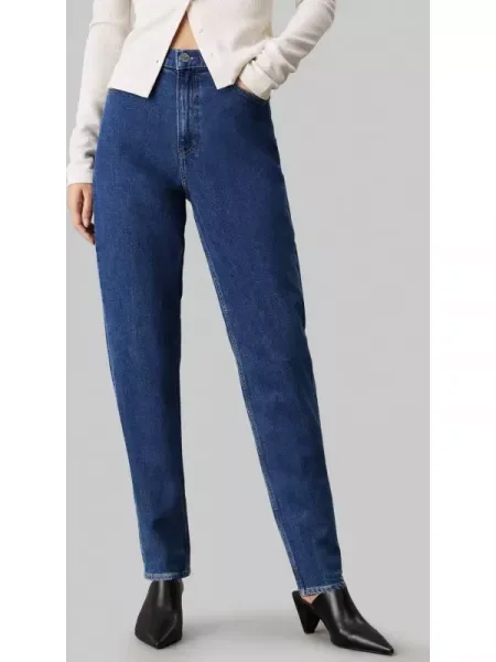 Calvin Klein Jeans Blugi | Mom Fit albastru