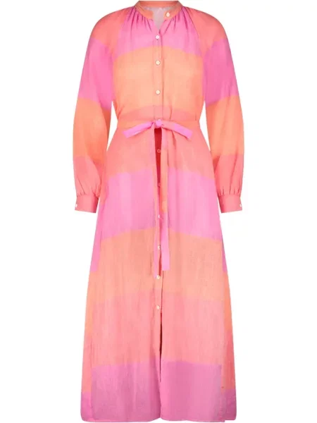 Fustă midi Lemlem până la genunchi roz