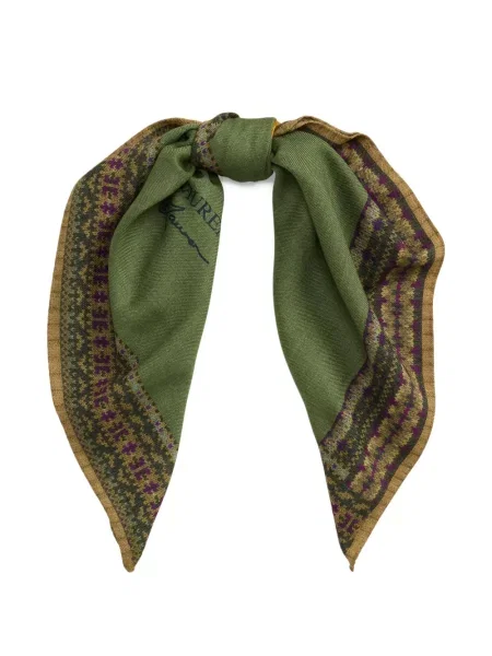 Fular Polo Ralph Lauren de lână verde