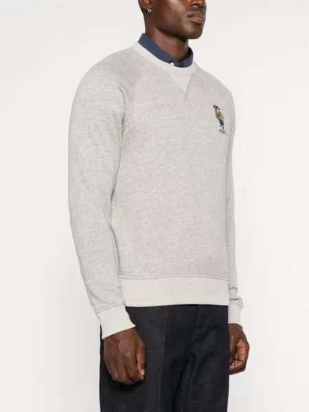 Tricou polo Polo Ralph Lauren gri