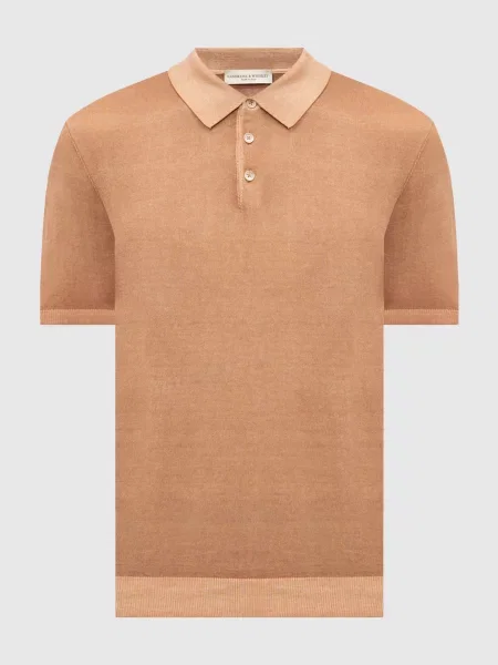 Поло Cashmere&whiskey коричневое