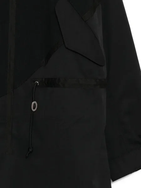 Palton Undercover cu glugă negru