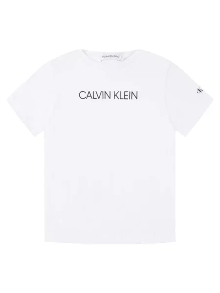 Dětské tričko Calvin Klein Jeans bílé
