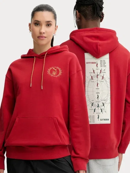 Puma Суитшърт Unisex Harry Potter Червен винено червено
