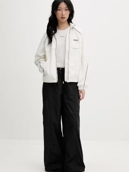 Tommy Jeans geacă sport pentru femei bej