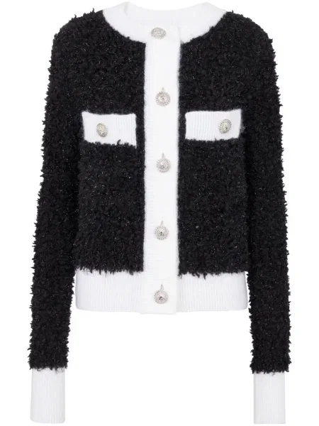 Cardigan Balmain tricotate negru