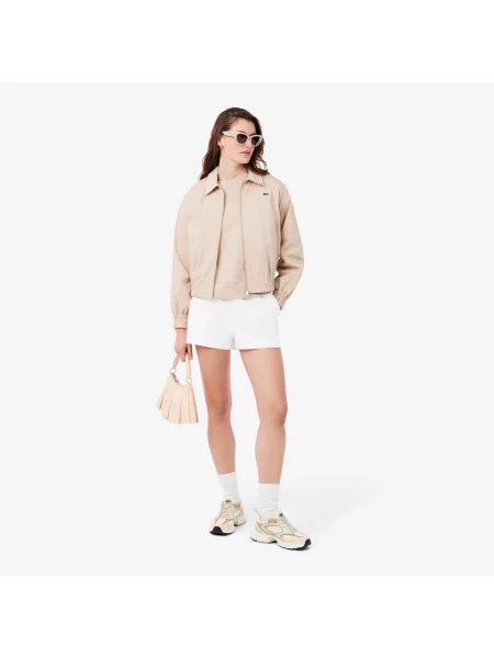 Lacoste Organiczne Szorty białe