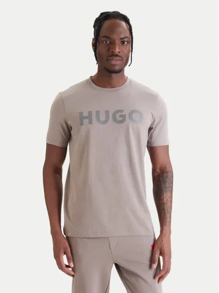 HUGO Tricou Dulivio Maro gri