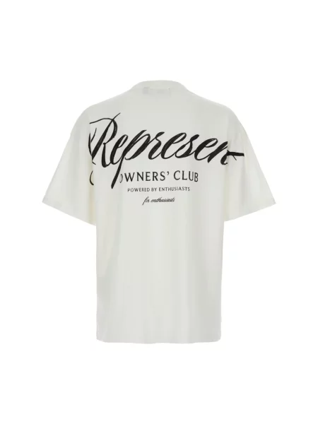 T-shirt REPRESENT Represent Owners Club Script T-Shirt Flat White S beżowa