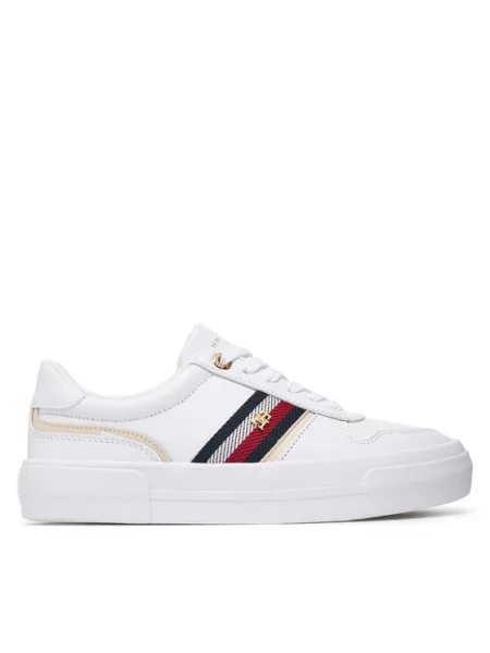 Tommy Hilfiger Sportcipők Th Platform Vulc Leather fehér