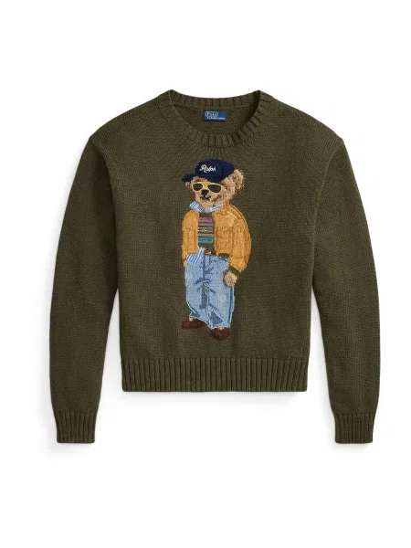 Polo Ralph Lauren Pulover bleumarin / denim / maro deschis / oliv albastru