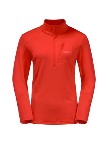 Bluza sportowa Jack Wolfskin Kolbenberg czerwona