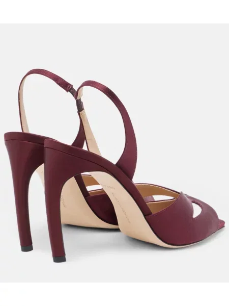 Sandale Victoria Beckham din satin slingback