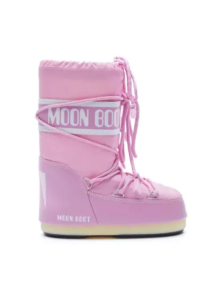 Botki dziecięce Moon Boot różowe