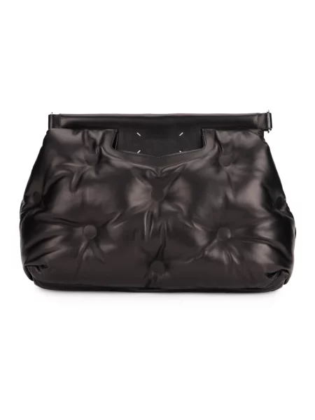 Kopertówka Maison Margiela skórzana brązowa