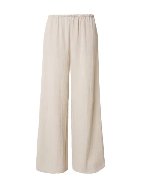 WEEKDAY Pantaloni Eos kitt alb
