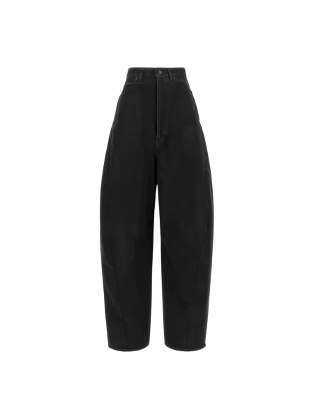 Szerokie jeansy Balenciaga czarne