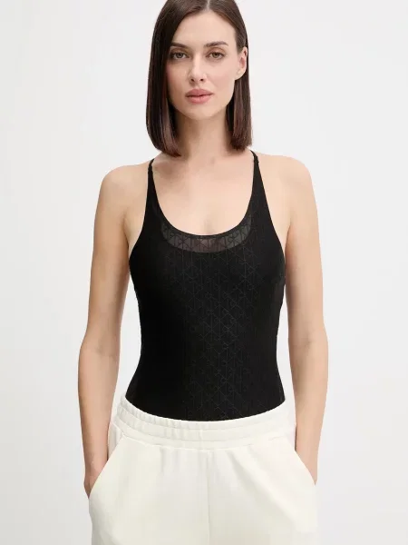 Bodi Calvin Klein Performance črna