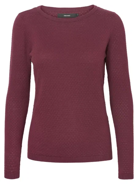 VERO MODA Pulover Care roșu-violet roșu