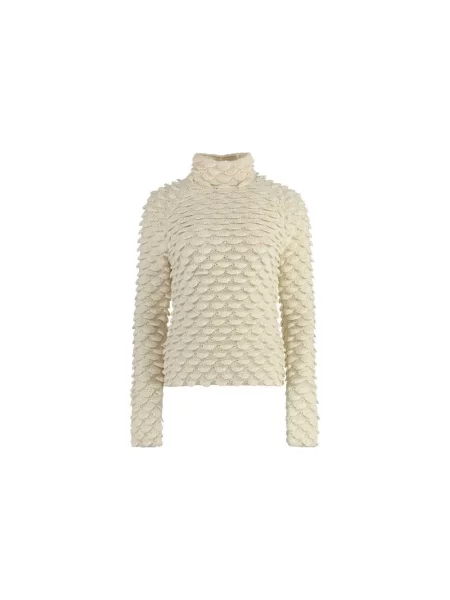 Sweter Bottega Veneta beżowy