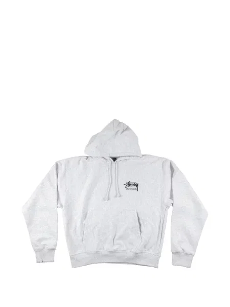 Hanorac cu glugă Stüssy cu imagine gri