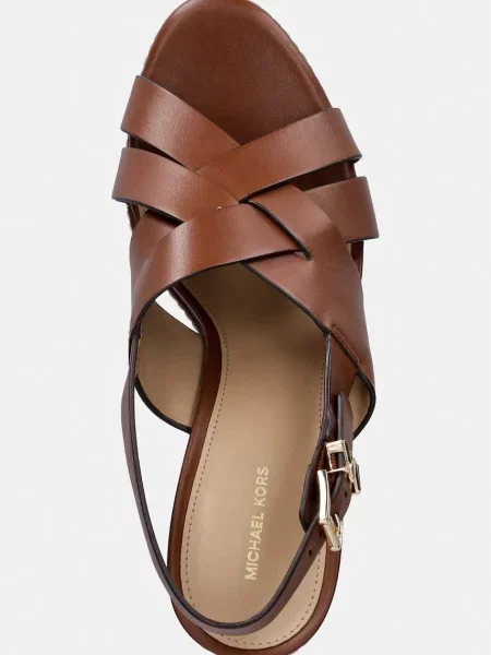 Шкіряні сандалі MICHAEL Michael Kors Nora Wedge
