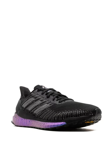 Leggings Adidas cu șireturi din dantelă cu talie înaltă albastru