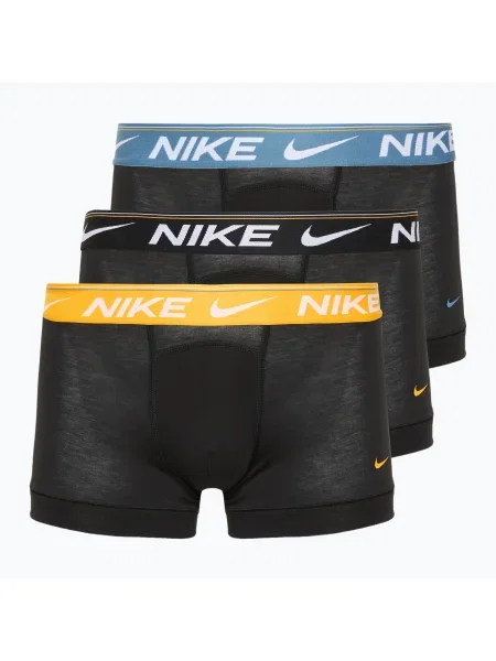 Boxeri pentru bărbați Nike Dri-FIT Ultra Comfort Trunk 3 pary black gold/storm/black negru