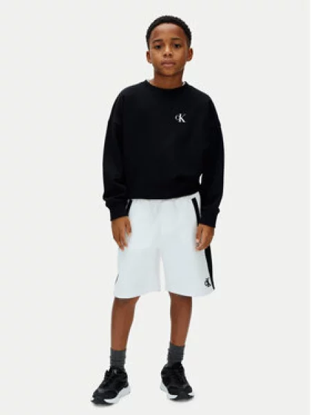 Sportovní kraťasy Calvin Klein Jeans bílé