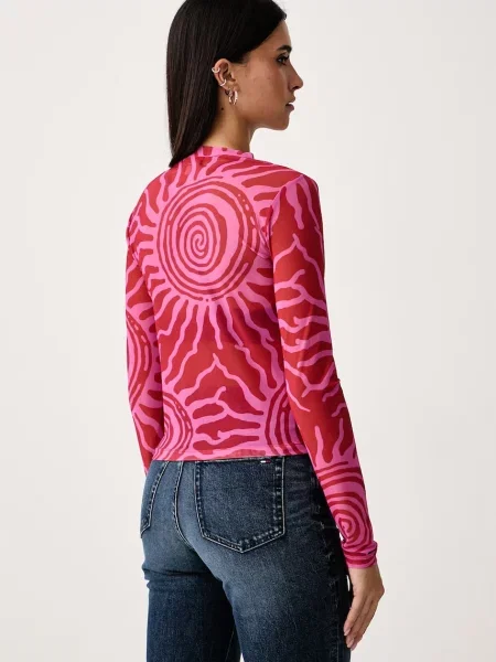 Vans longsleeve różowa