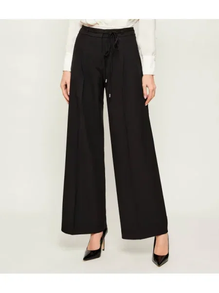 HUGO Pantaloni Haminde | flare fit negru