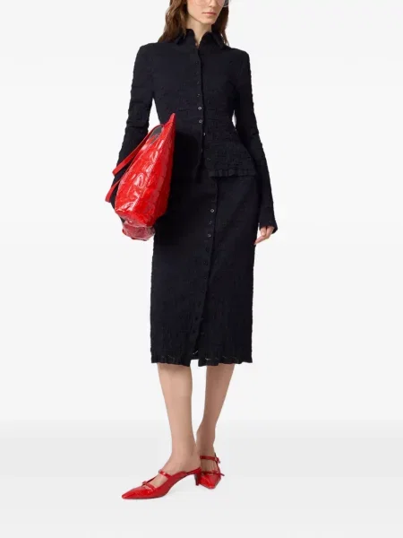 Fustă midi Msgm negru
