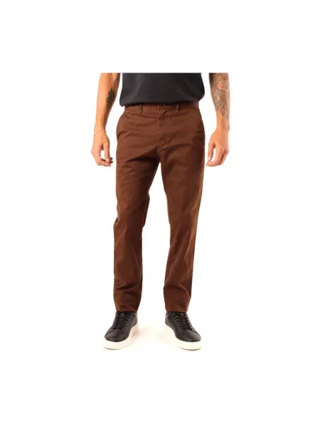 Pantaloni Tommy Hilfiger maro