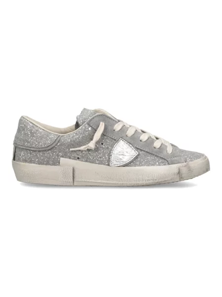 Buty do tenisa Philippe Model skórzane do tenisa szare