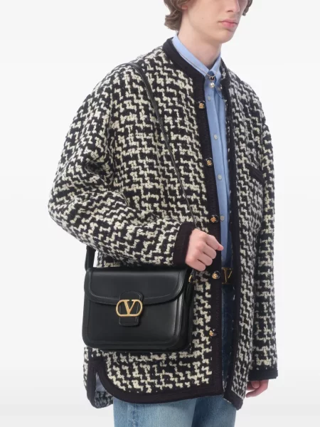 Geantă Valentino Garavani negru
