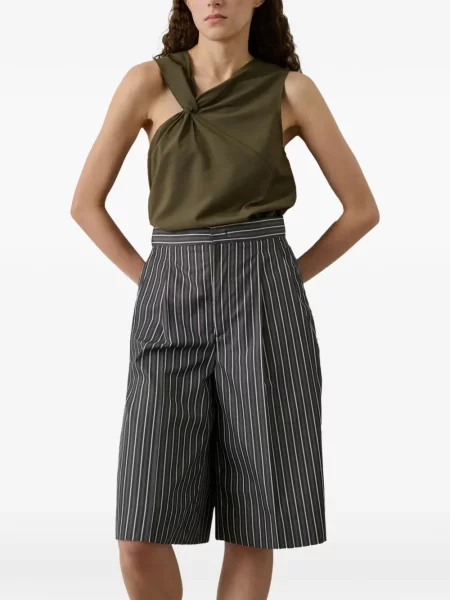 Top Soeur asimetric verde