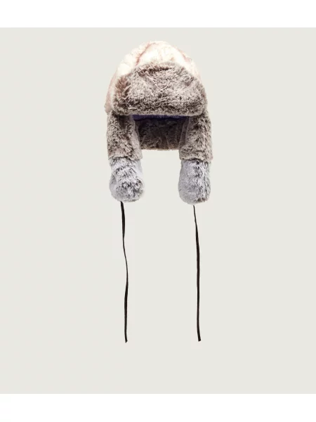 Kangol füles sapka női MULTI FAUX FUR TRAPPER bézs
