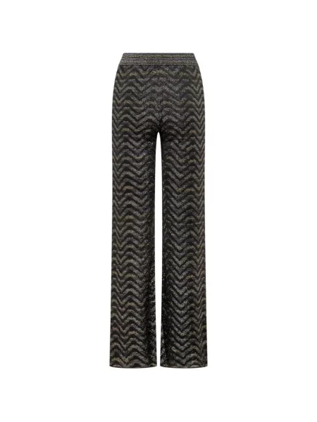 Pantaloni Missoni tricotate negru