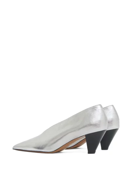 Pantofi cu toc Mansur Gavriel argintiu