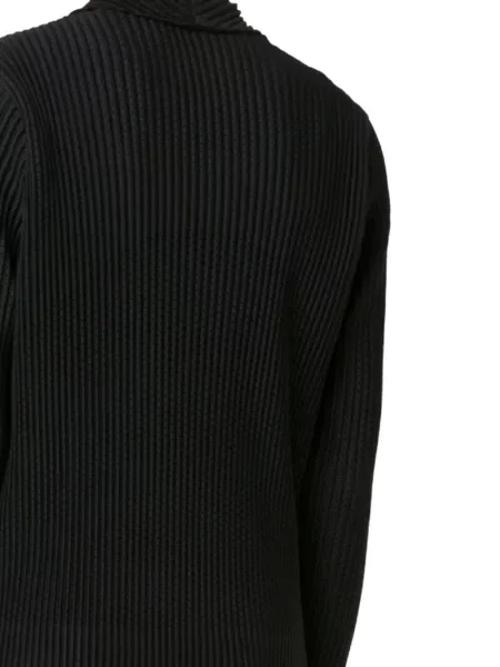 Geacă Issey Miyake cu rever negru