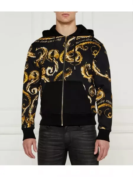 Geacă de blugi Versace Jeans Couture negru