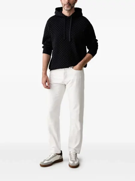 Hanorac cu glugă Armani Exchange cu cordon negru