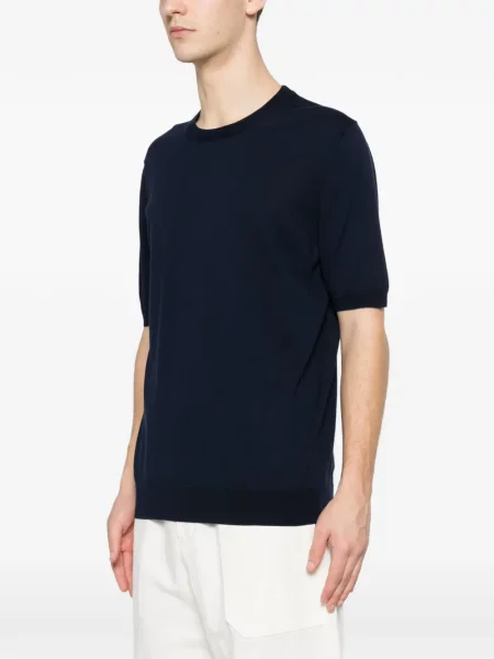 Tricou Tagliatore cu decolteu rotund albastru