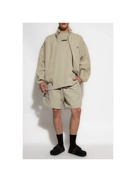 Szorty Fear Of God z logo szare