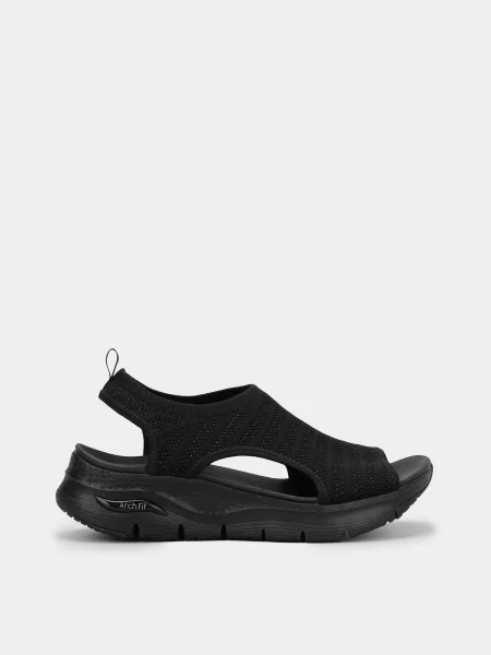 Сандалії Skechers Arch Fit Darling Days текстиль чорний